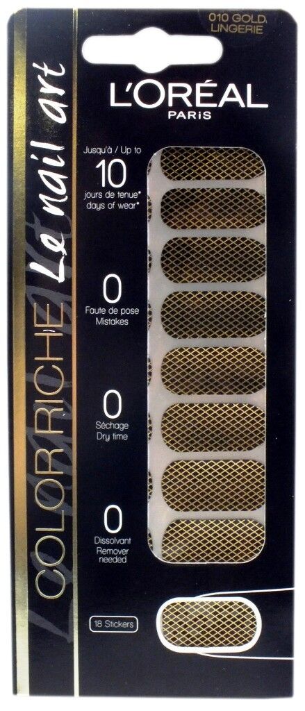 L'Oreal Color Riche Le Nail Art 18 Stickers - Various Designs to Choose