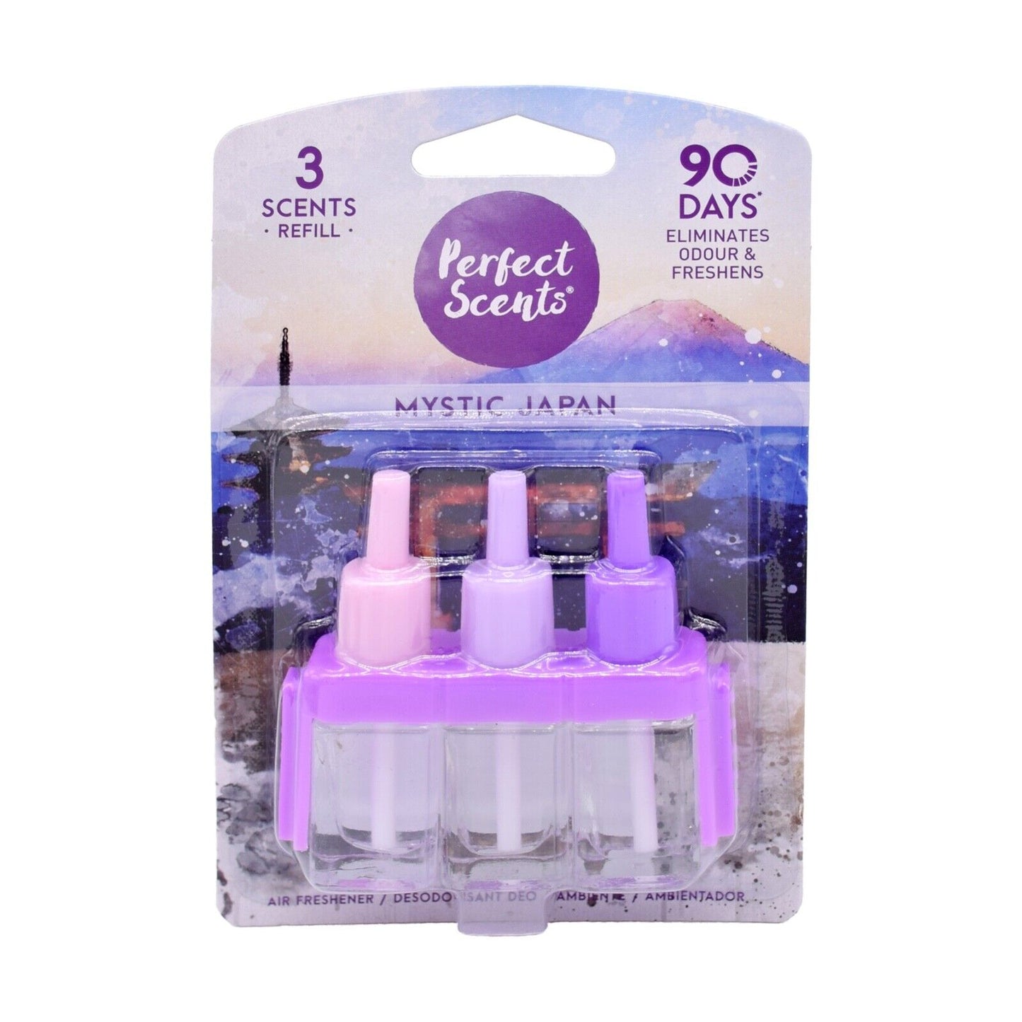 6x Perfect Scents 3Scents Refill Home Air Freshener - Compatible with 3volution