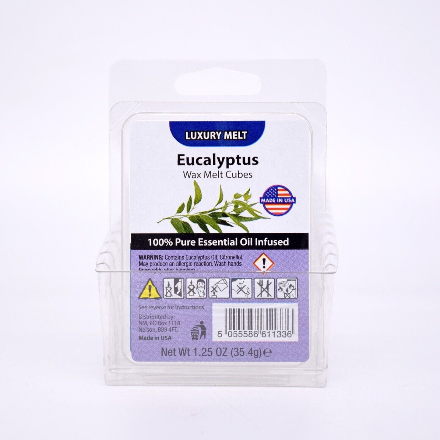 2x Luxury Wax Melt Cubes - 35.4g x 2 = 70.8g - 12 Cubes in Total - Made in USA