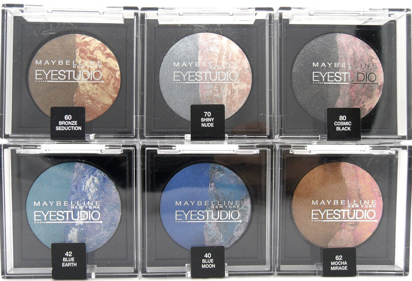 Maybelline EyeStudio Color Cosmos Marbleised Baked Duo Eyeshadow NEW