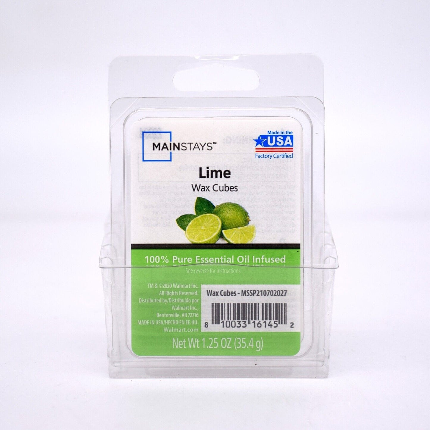 2x Mainstays Wax Melt Cubes - 35.4g x 2 = 70.8g - 12 Cubes in Total -Made in USA