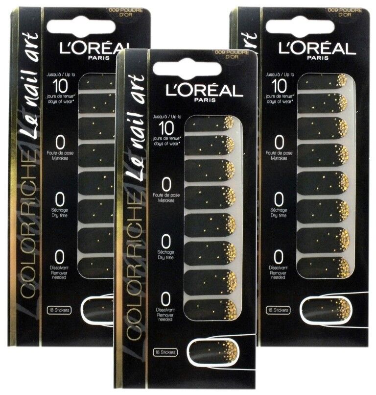 L'Oreal Color Riche Le Nail Art 18 Stickers - Various Designs to Choose