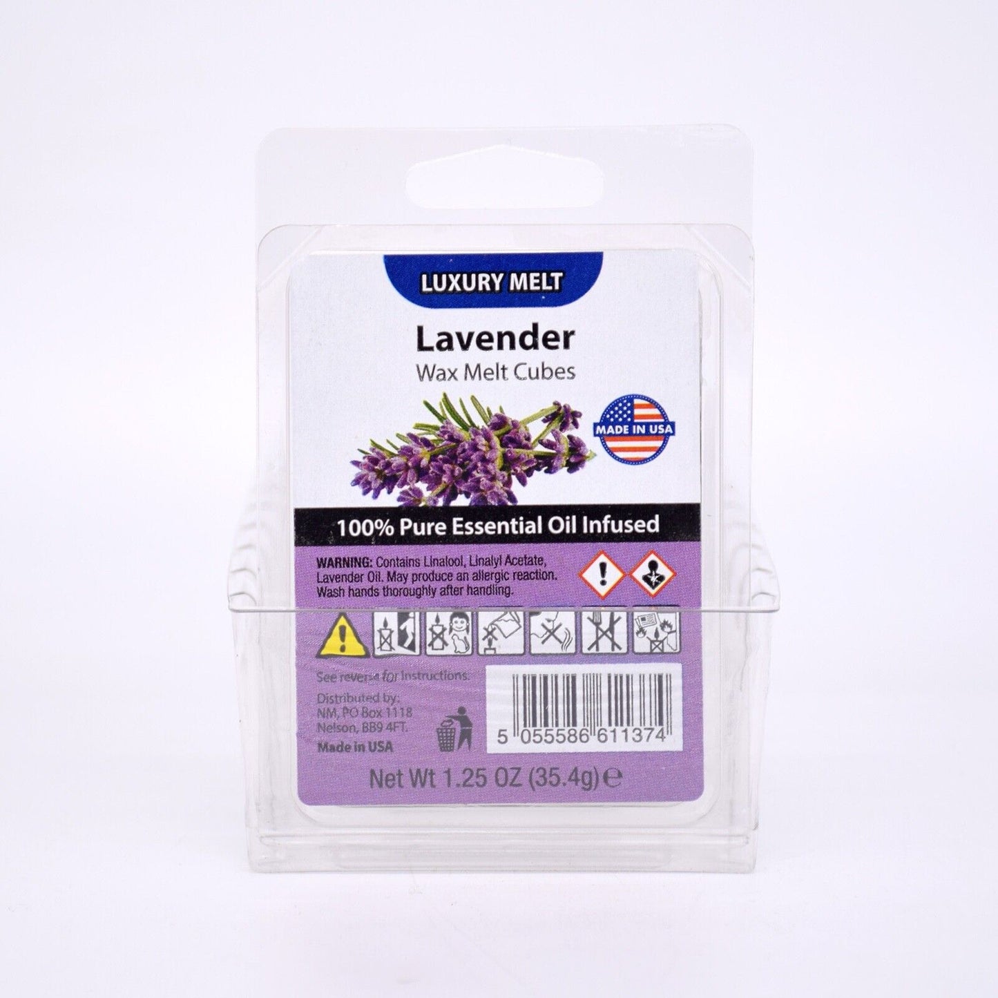 4x Luxury Wax Melt Cubes - 35.4g x 4 = 141.6g - 24 Cubes in Total - Made in USA