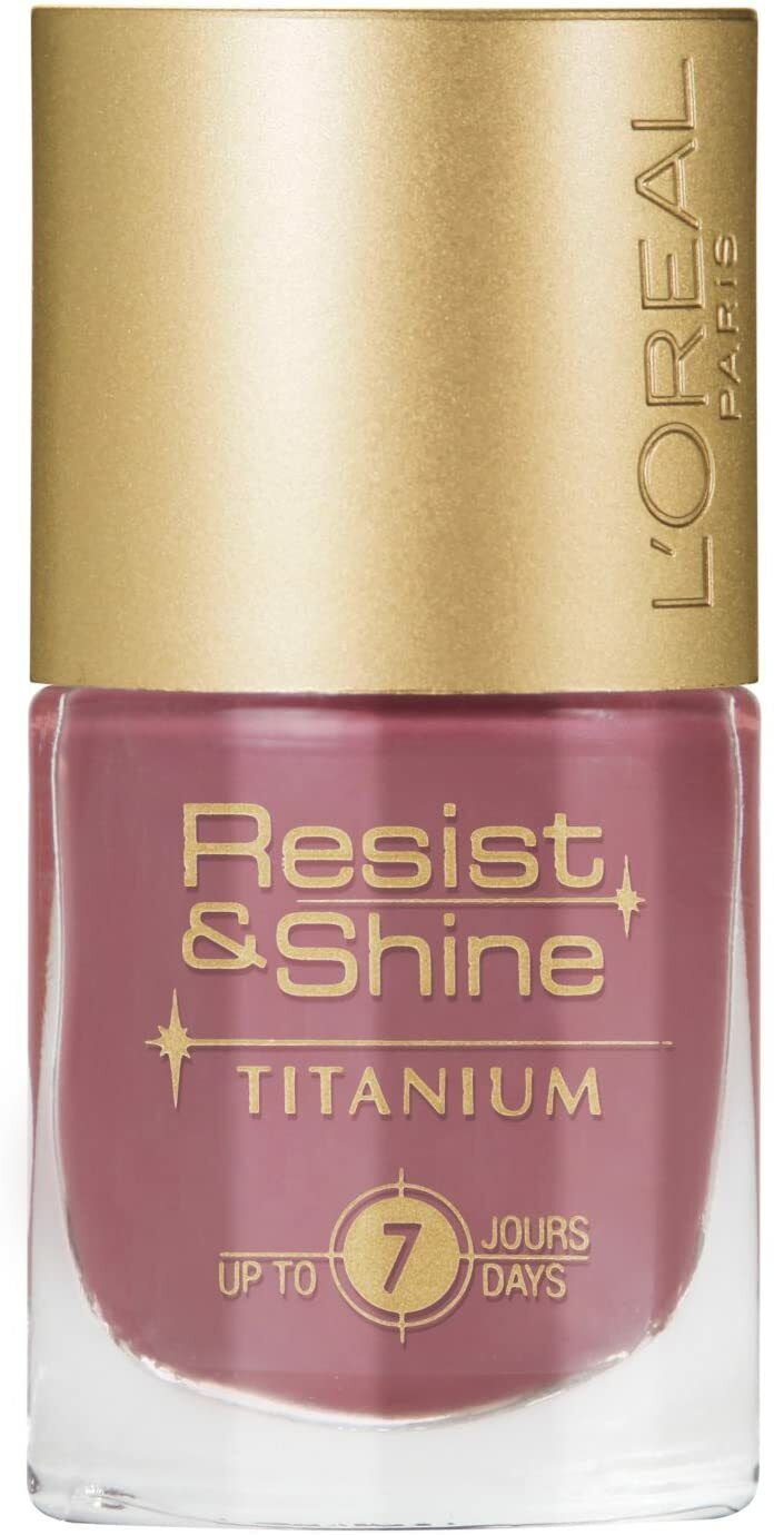 L'Oreal L'oreal Resist and Shine Titanium Nail Polish, Various Shades, 9ml