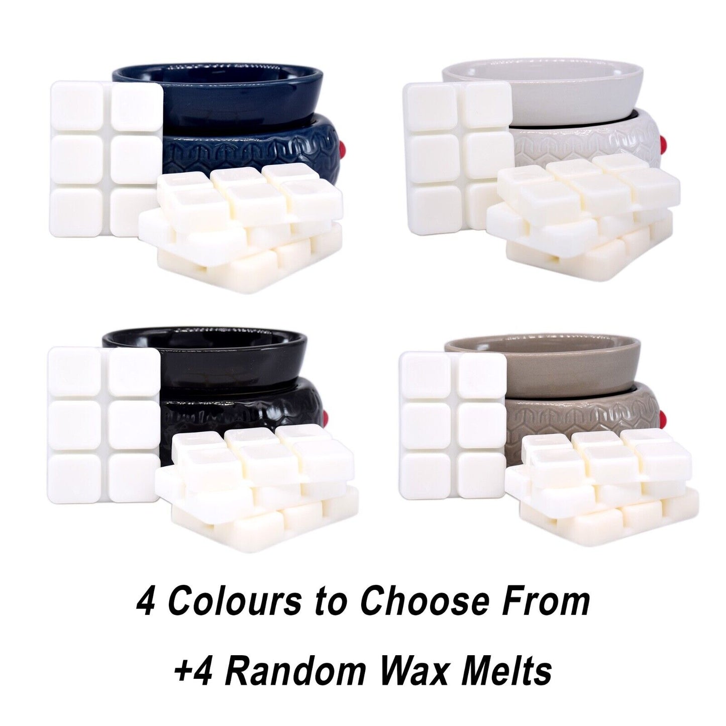 Colonial Candle Moroccan Electric Wax/Oil Warmer + 4 Free Wax Melts - UK Plug