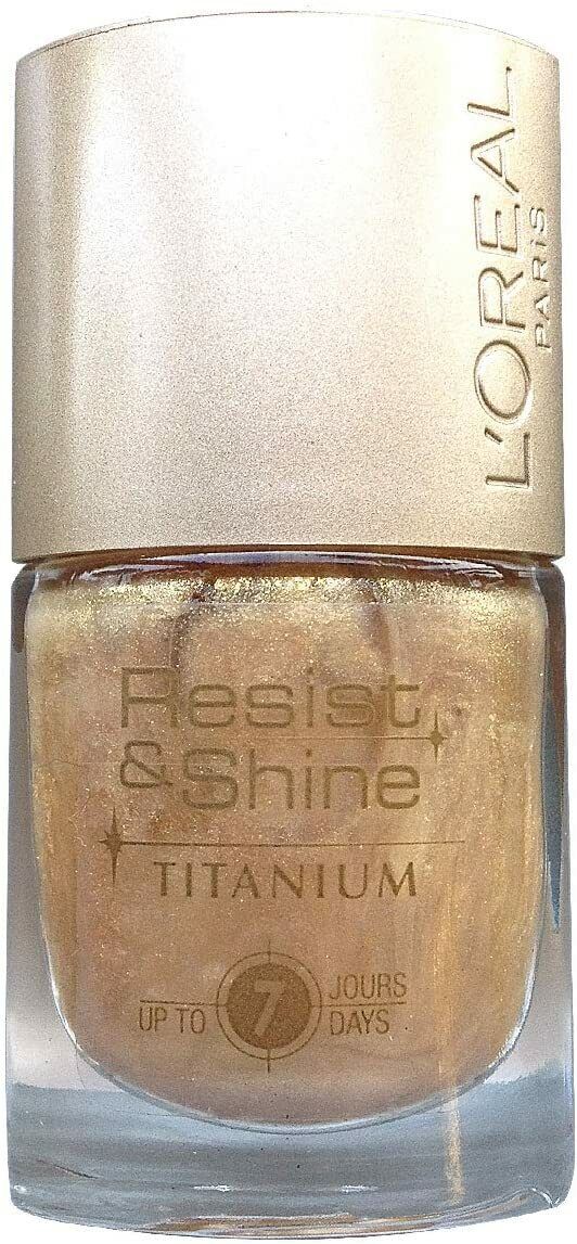 L'Oreal L'oreal Resist and Shine Titanium Nail Polish, Various Shades, 9ml