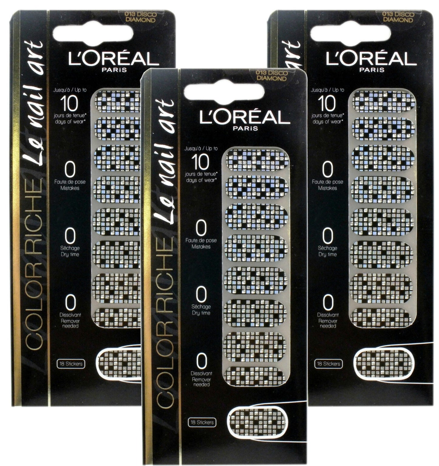 L'Oreal Color Riche Le Nail Art 18 Stickers - Various Designs to Choose