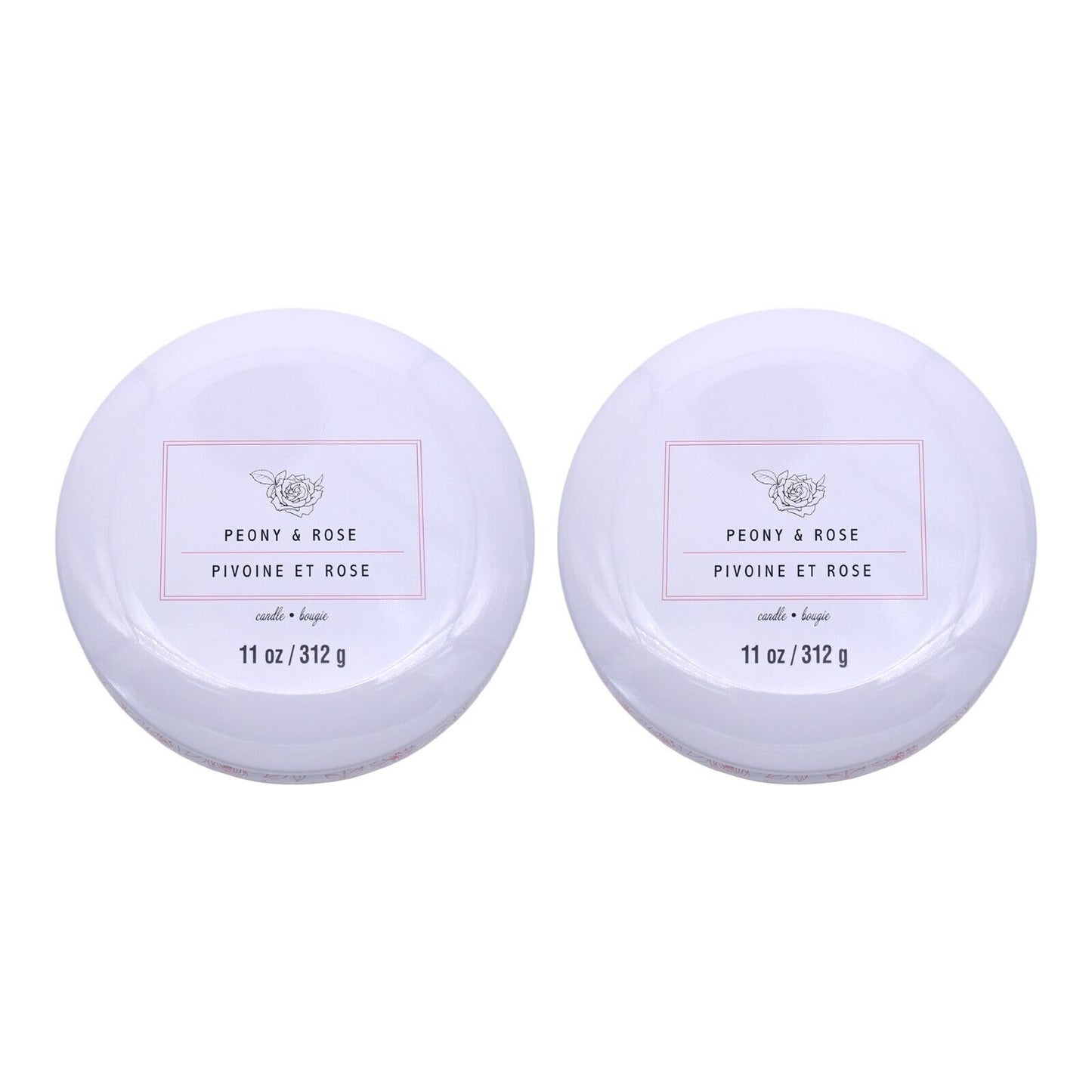 2x Ashland Home Fragrance 3 Wick Fragranced Candle - 312g Each Tin Candle