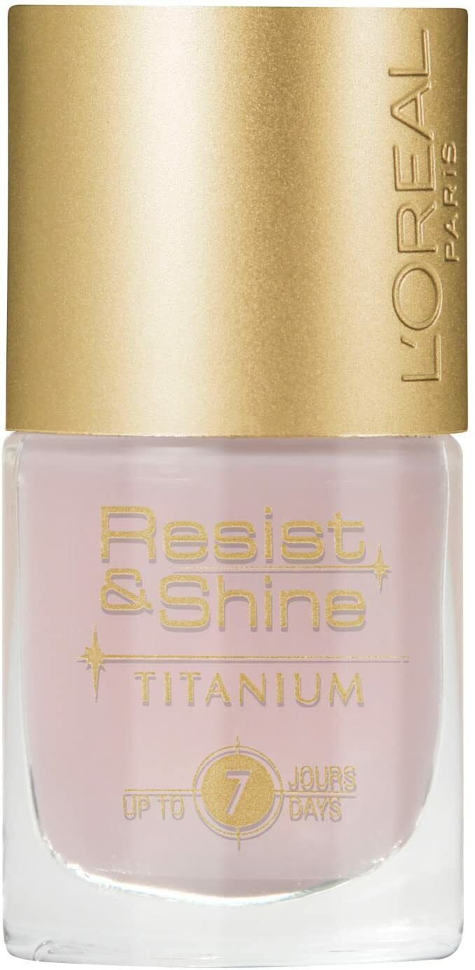 L'Oreal L'oreal Resist & Shine Titanium Nail Polish, Various Shades, 9ml