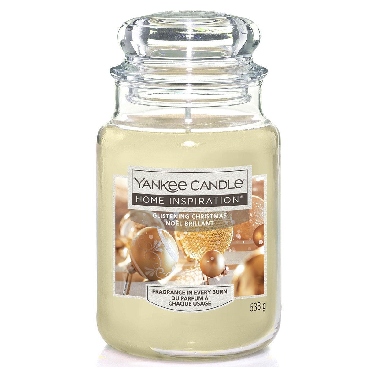 Yankee Candle Home Inspiration *Holiday* Large Glass Jar 538g 120hr  Burn Time