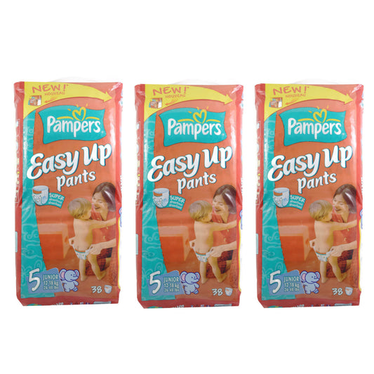 Pampers Baby Easy Up Pants (38 Pack) Size 5 Junior 12-18 Kg