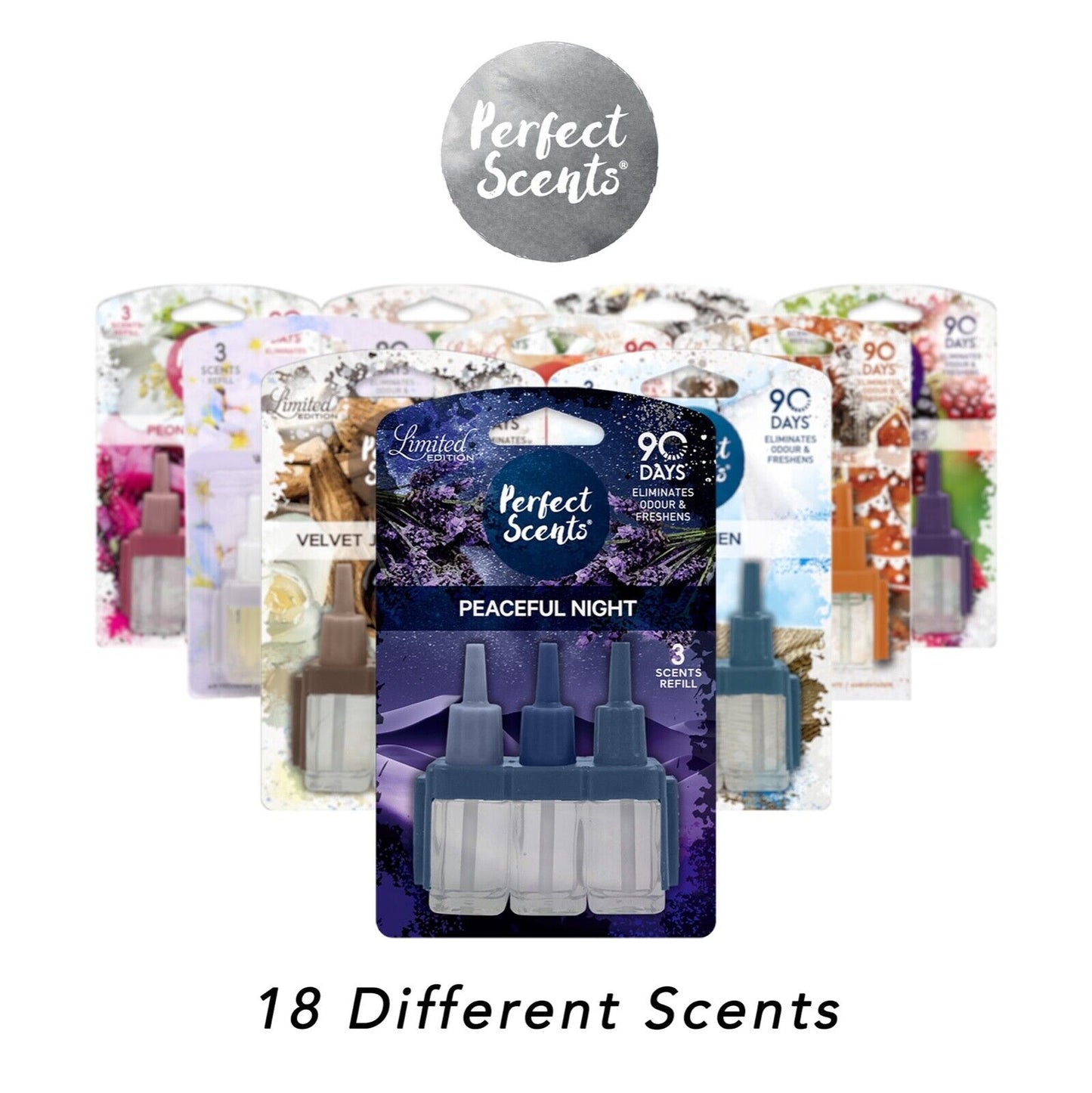 Perfect Scents 3Scents Refill Home Air Freshener - Compatible with 3volution