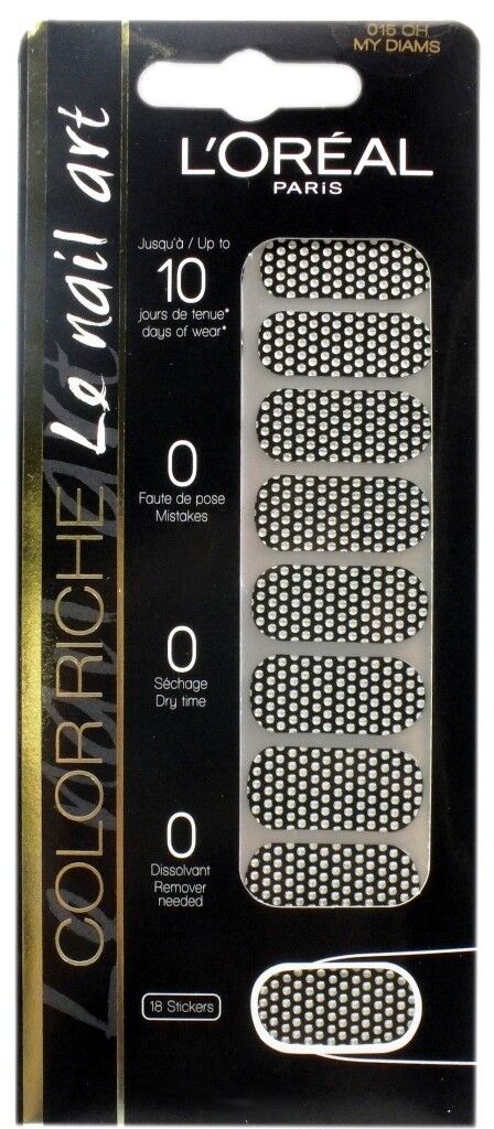 L'Oreal Color Riche Le Nail Art 18 Stickers - Various Designs to Choose