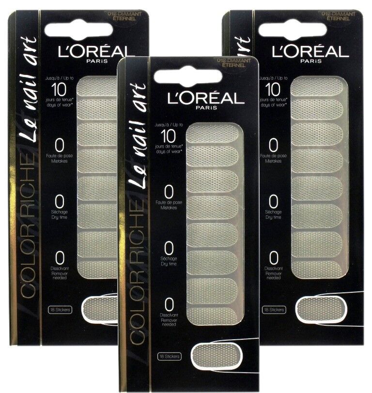L'Oreal Color Riche Le Nail Art 18 Stickers - Various Designs to Choose