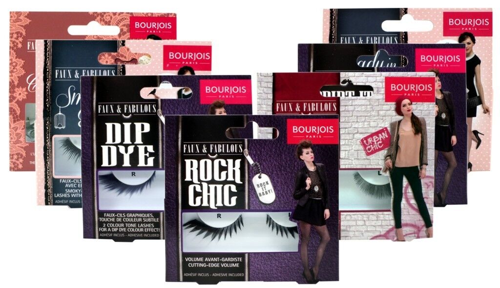Bourjois Faux & Fabulous False Eye Lashes Various Styles To Choose From