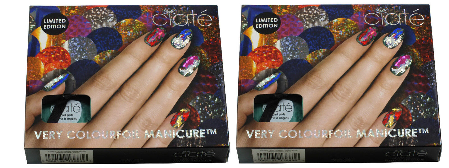Limited Edition Ciate London Very Colourfoil Manicure Nail Art Manicure Set