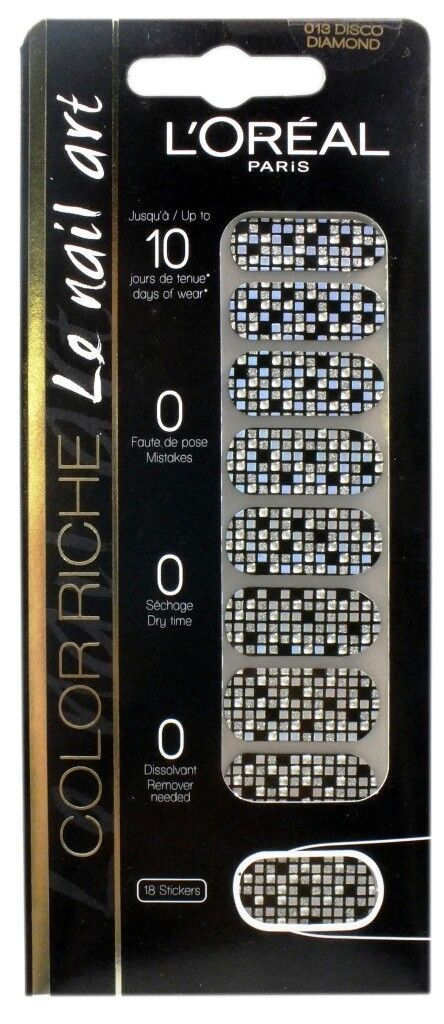 L'Oreal Color Riche Le Nail Art 18 Stickers - Various Designs to Choose