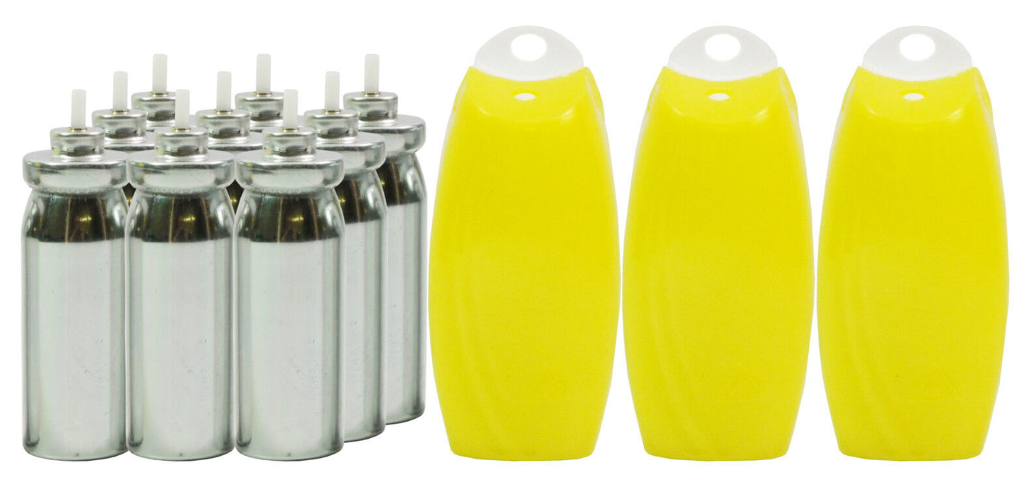 One Press Air Freshener Diffuser + Refills Various Fragrances to Choose