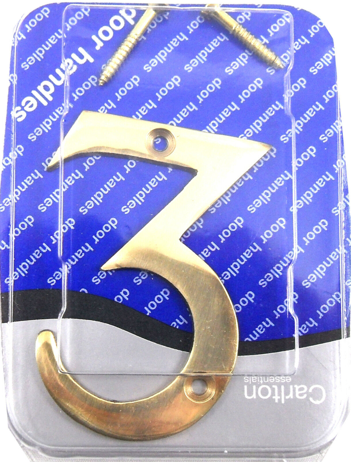 Solid Polished Brass & Chrome Door Numbers and Letter For House, Flat, Apartment
