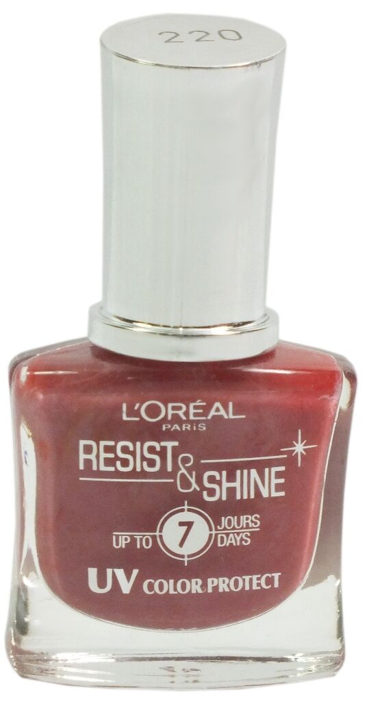 L’Oreal Resist & Shine UV Colour Protect Nail Polish Various Colours