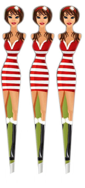 3xJ&D Diva Professional Eyebrow Tweezers Slant Tip Hair Plucker Character Design
