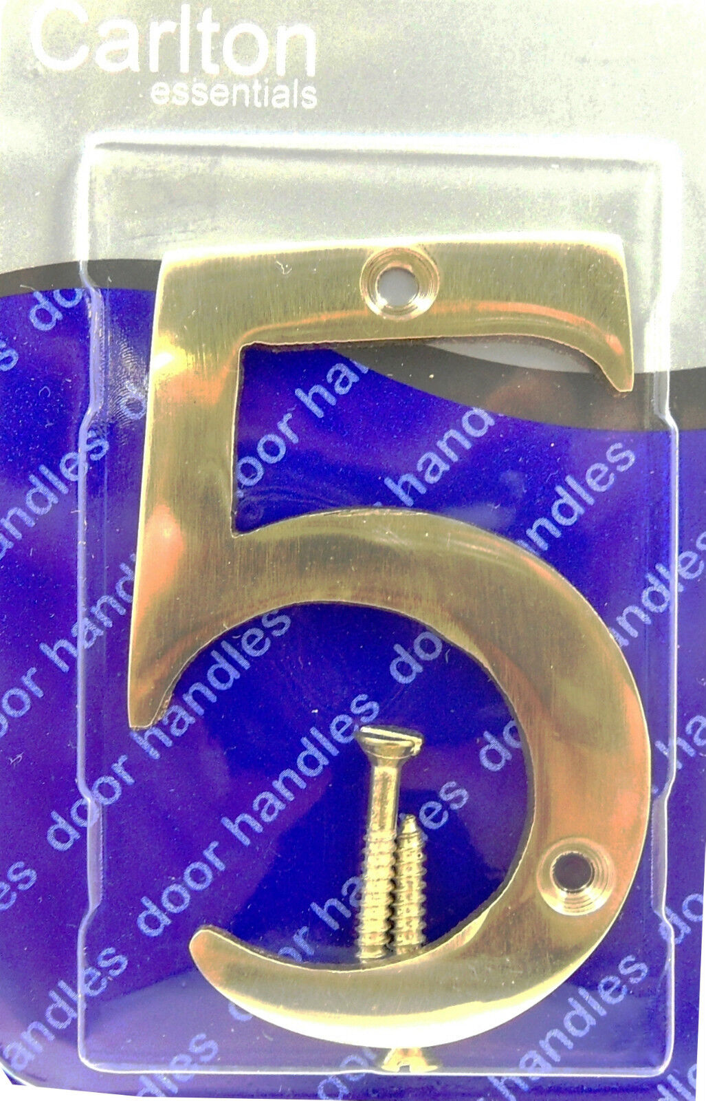 Solid Polished Brass & Chrome Door Numbers and Letter For House, Flat, Apartment