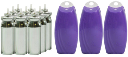 One Press Air Freshener Diffuser + Refills Various Fragrances to Choose