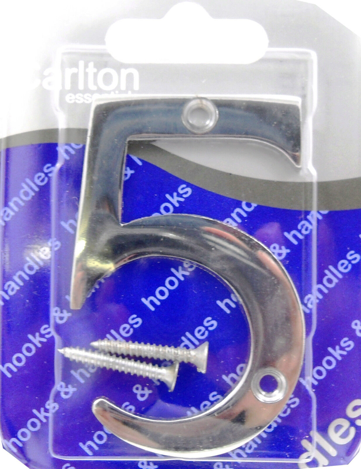 Solid Polished Brass & Chrome Door Numbers and Letter For House, Flat, Apartment