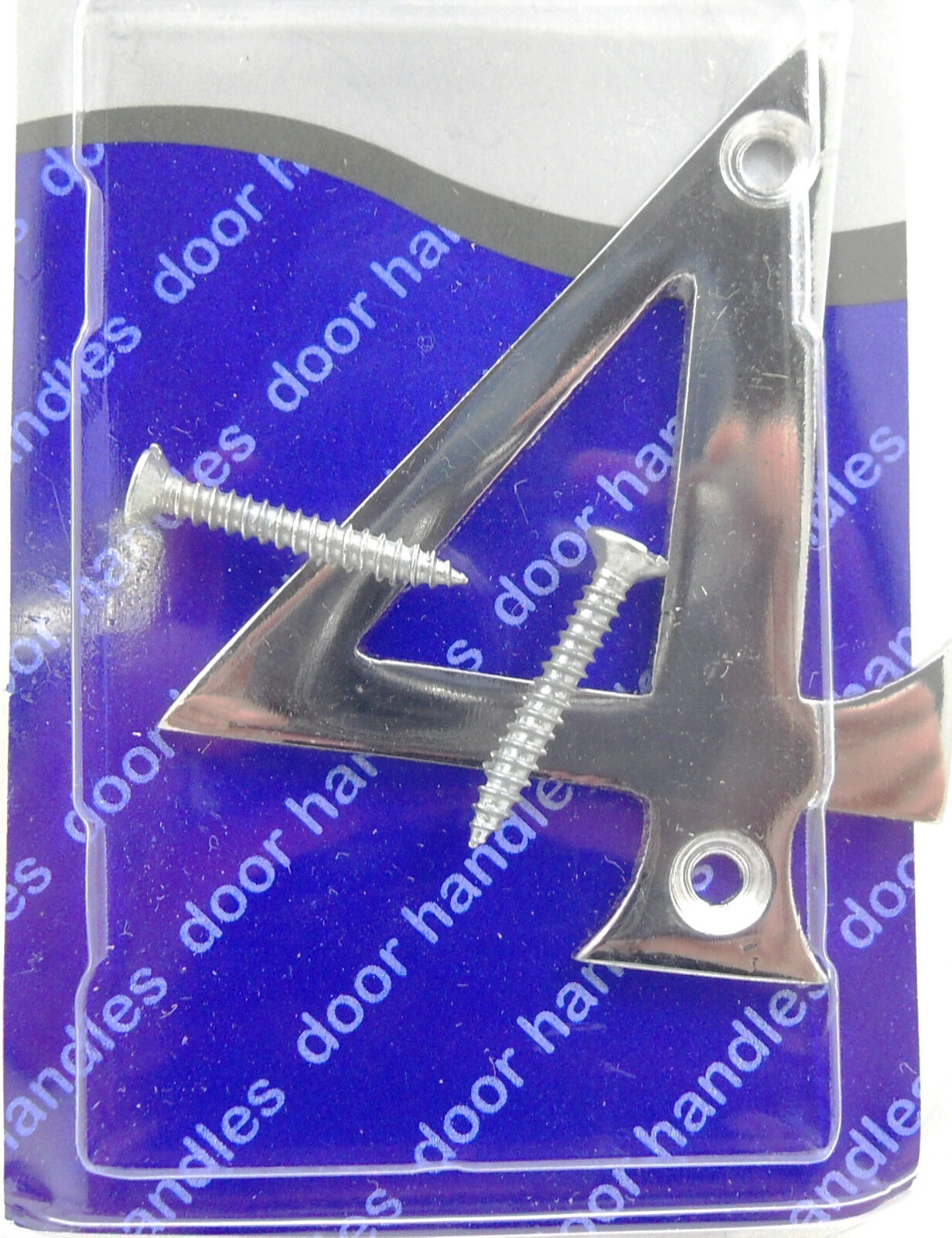 Solid Polished Brass & Chrome Door Numbers and Letter For House, Flat, Apartment
