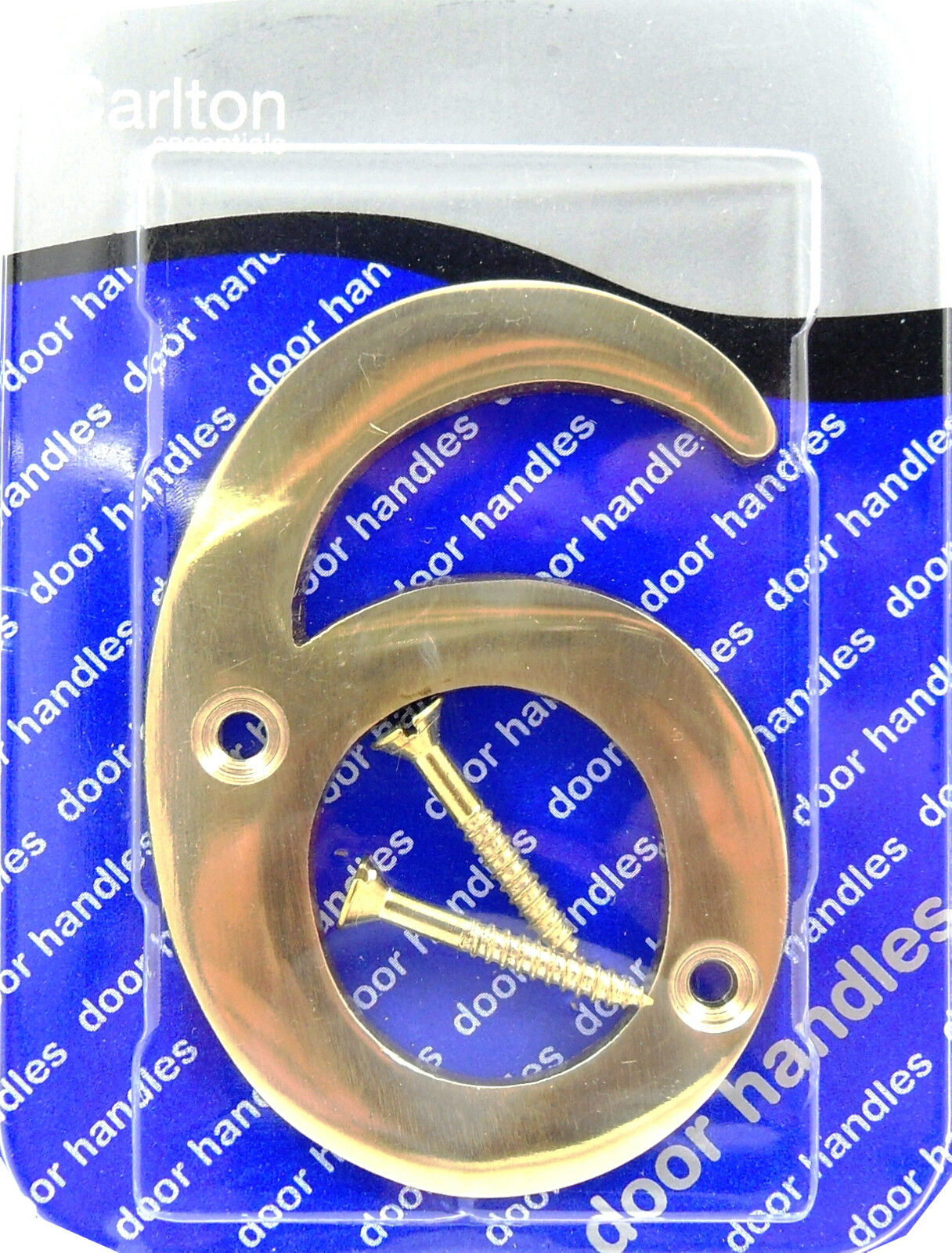Solid Polished Brass & Chrome Door Numbers and Letter For House, Flat, Apartment