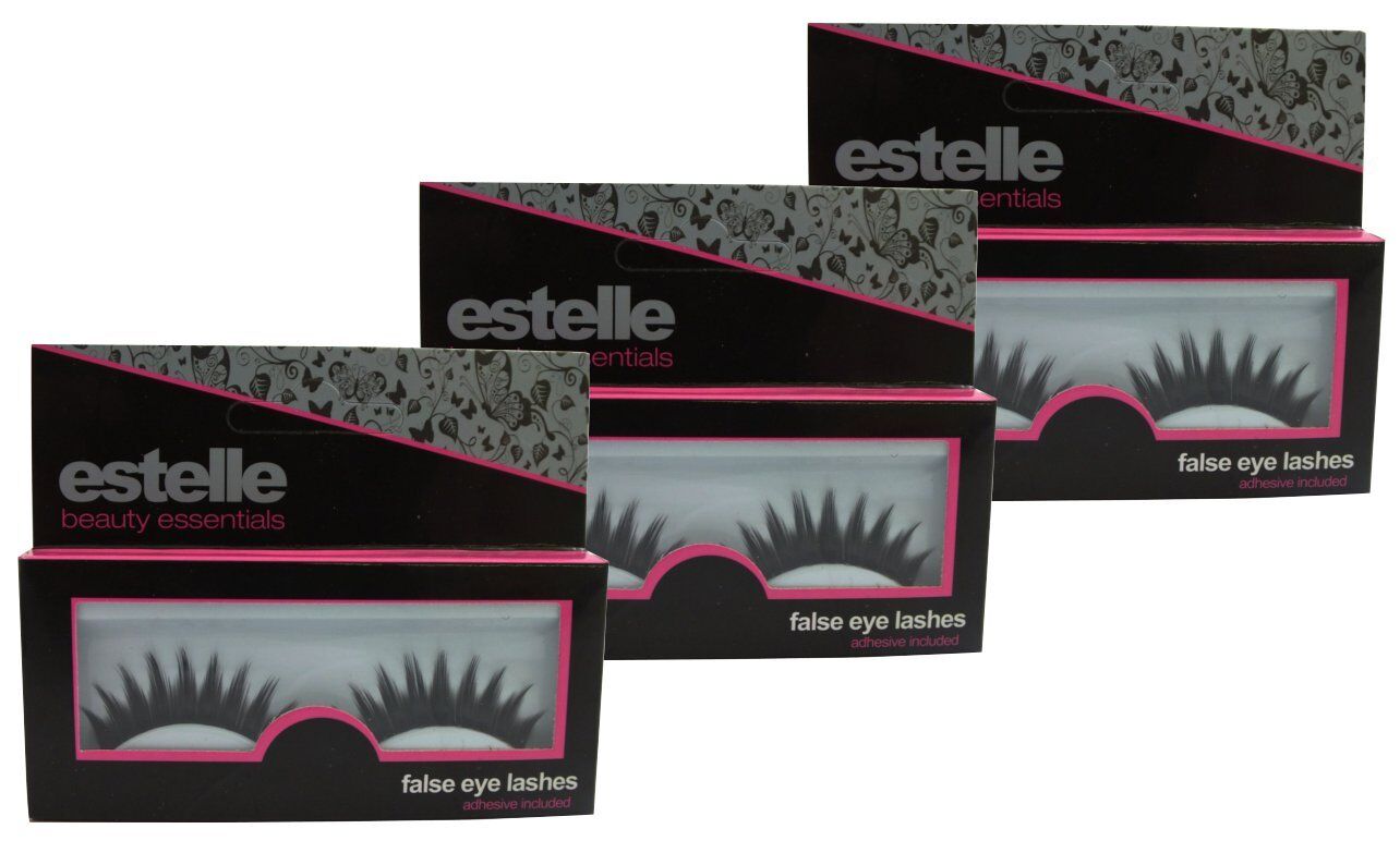 Estelle False Eye Lashes Adhesive Included (6 Designs to Choose)