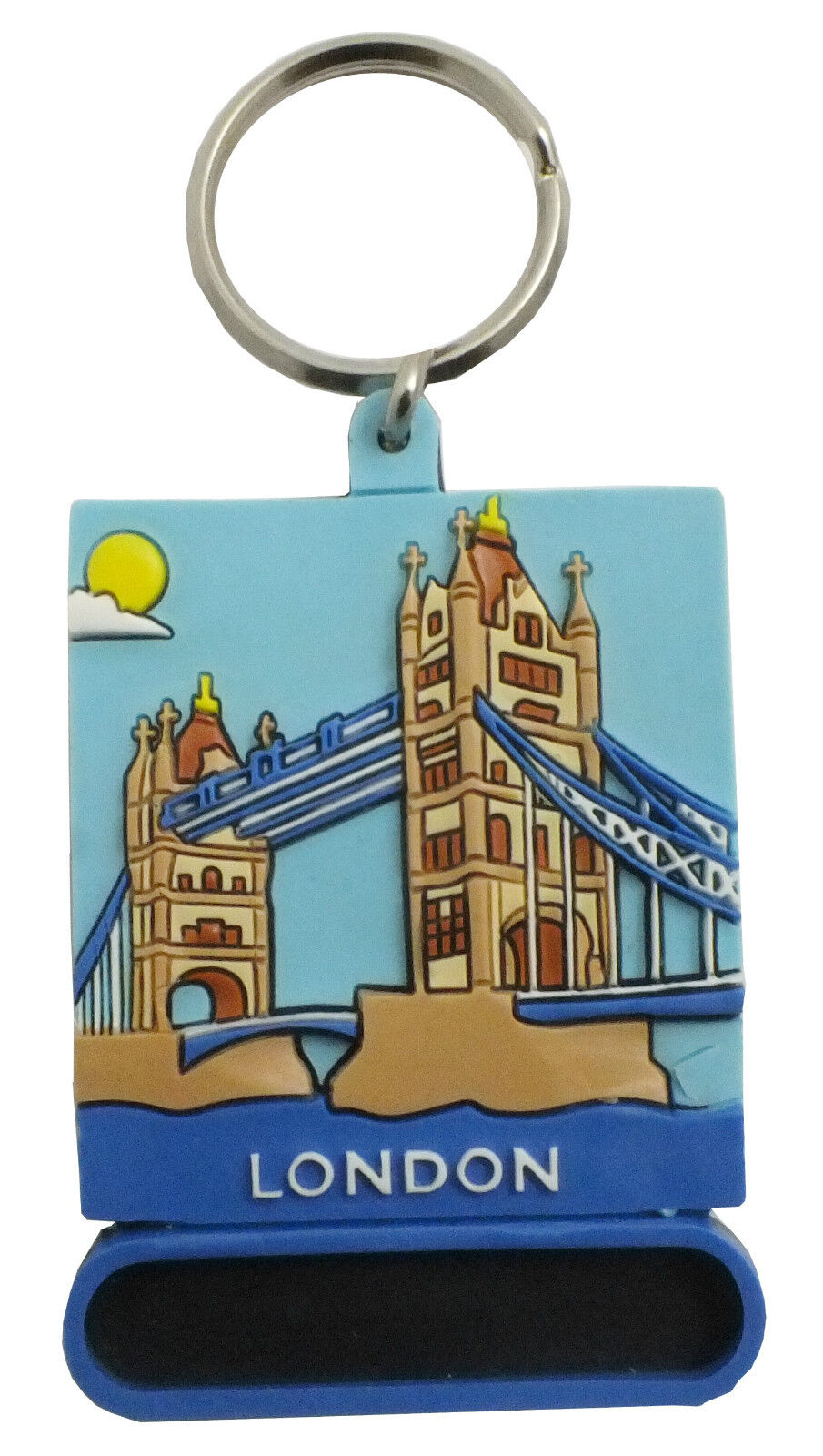 3D Cute Rubber Key Ring Key Chain UK Landmark & Theme Sports Gift Kid Men Women