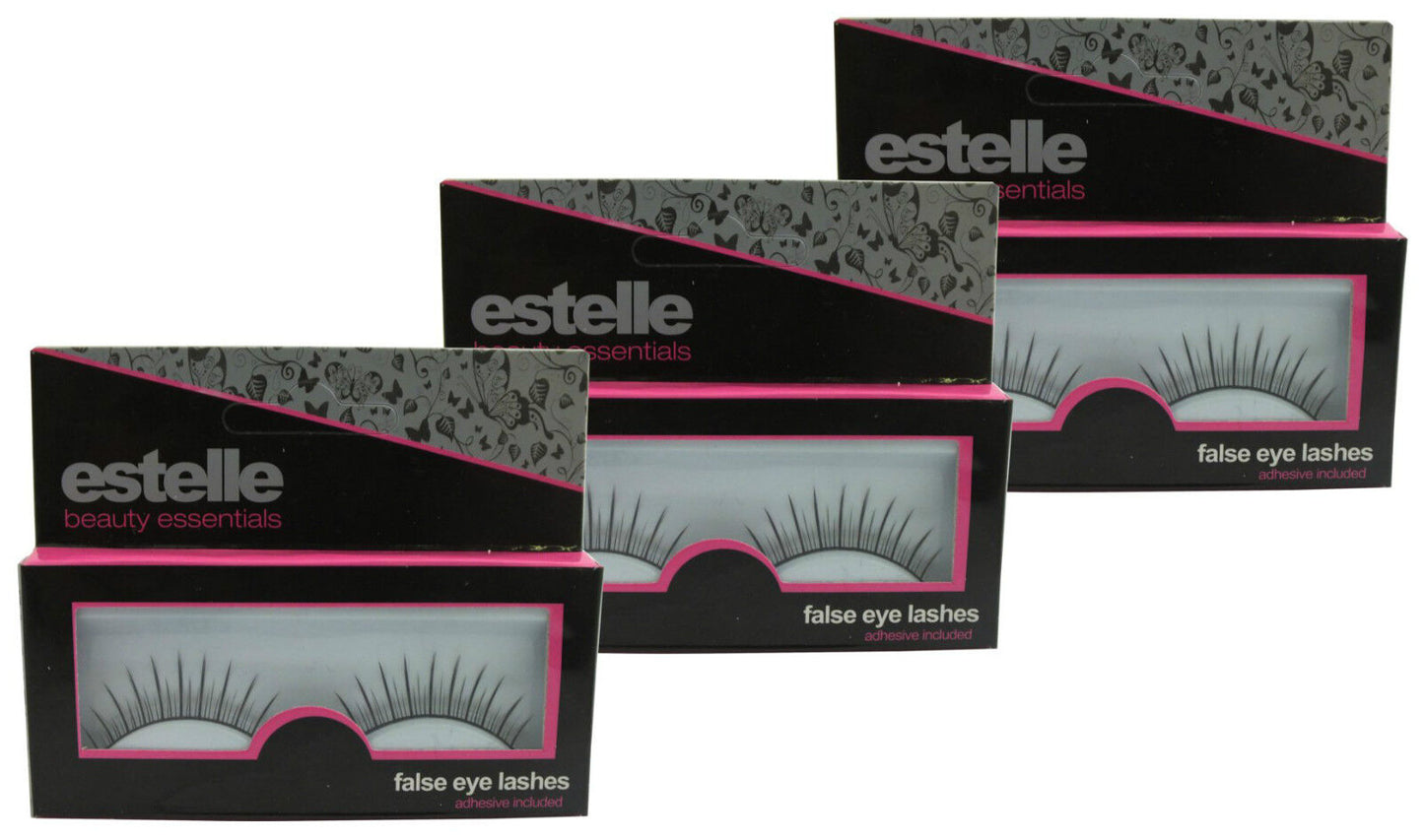 Estelle False Eye Lashes Adhesive Included (6 Designs to Choose)