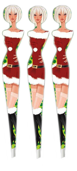3xJ&D Diva Professional Eyebrow Tweezers Slant Tip Hair Plucker Character Design