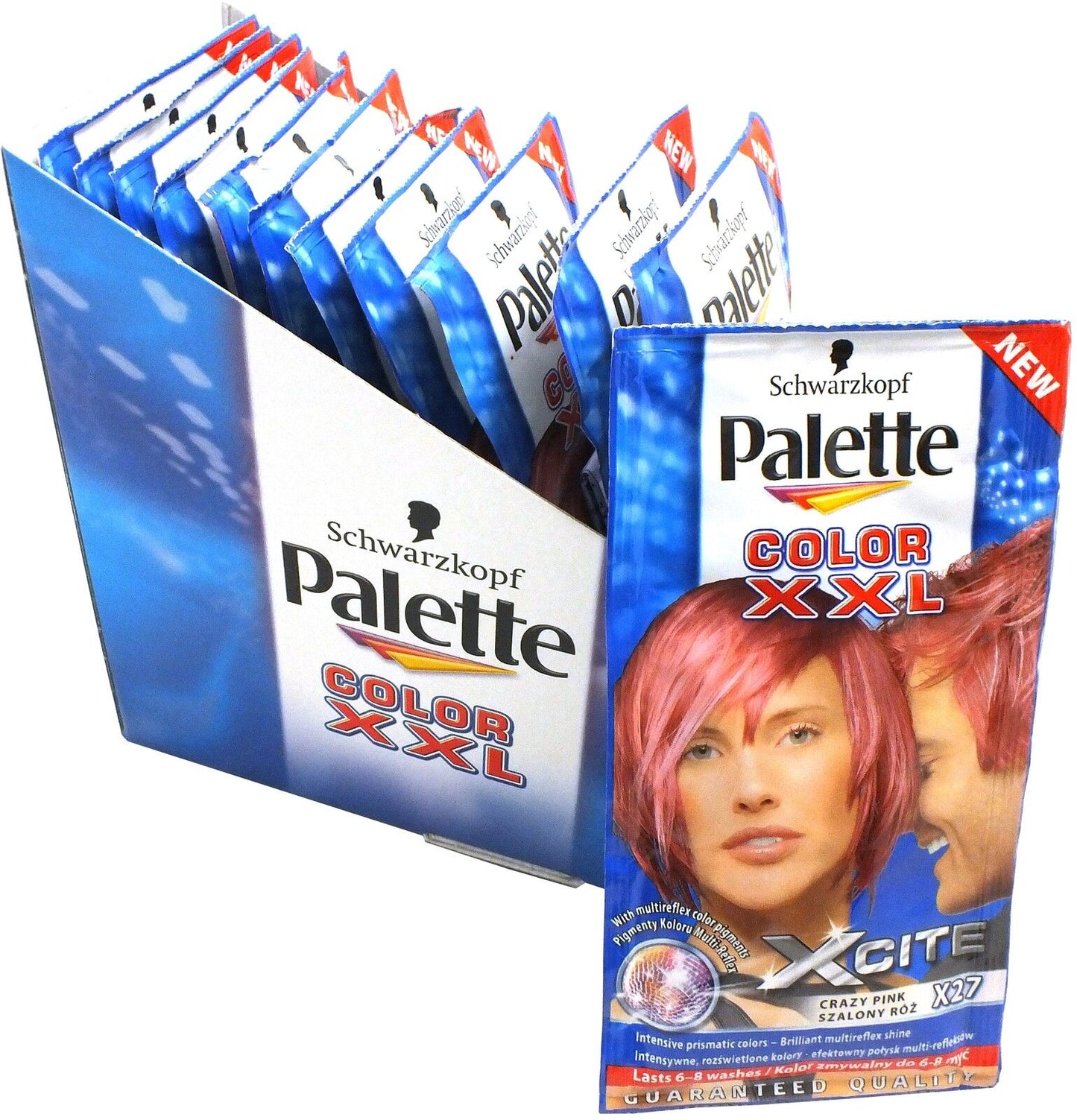 12x Schwarzkopf Palette Color XXL Xcite 25ml - Hair Colour (Guaranteed Quality)