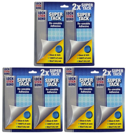 Lock Stick Bond Super Tack Adhesive/Blue Tack Re-useable 75g