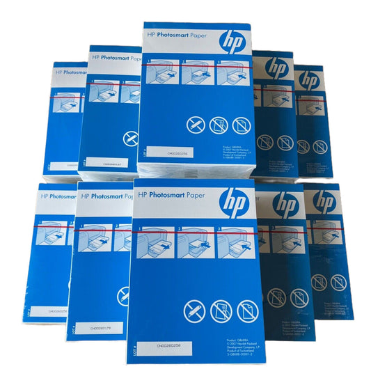 3 Pack of 220 Sheet HP 5x7" Vivid Photo Media Glossy Photo Paper 660 Sheet Total