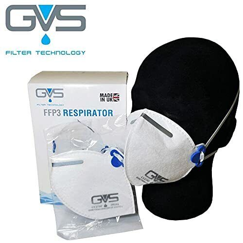 15 X GVS F31000 Segre Folded FFP3 Mouth Mask Reusable Face Mask