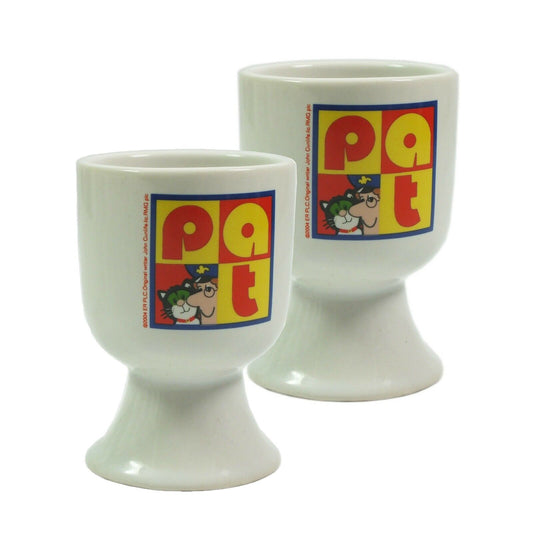 2 Postman Pat Ceramic Boiled Egg Breakfast Cups