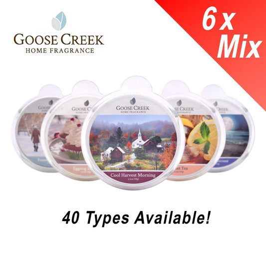 6x Goose Creek Wax Melt Cubes 59g x 6 = 354g - 36 Cubes total - Made In the USA
