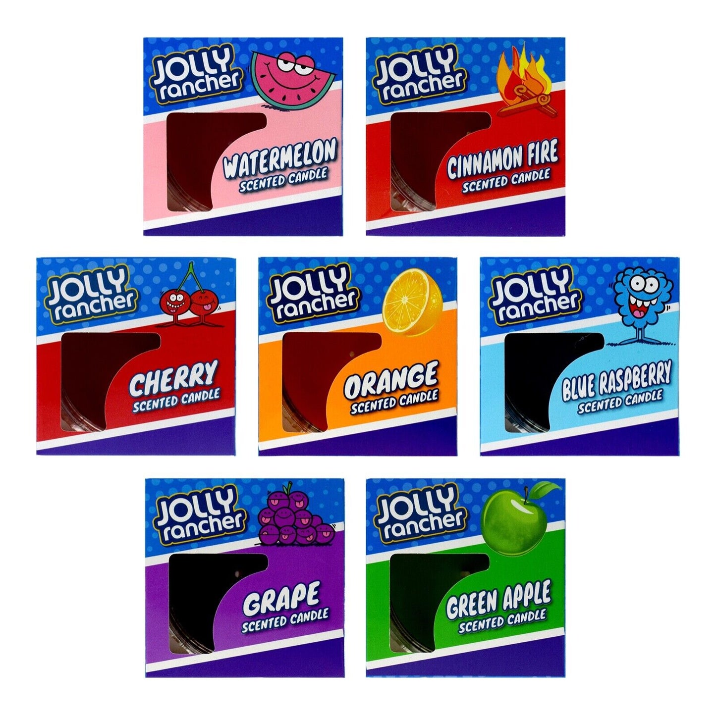 3 MIXED Jolly Rancher 85g Scented Candles