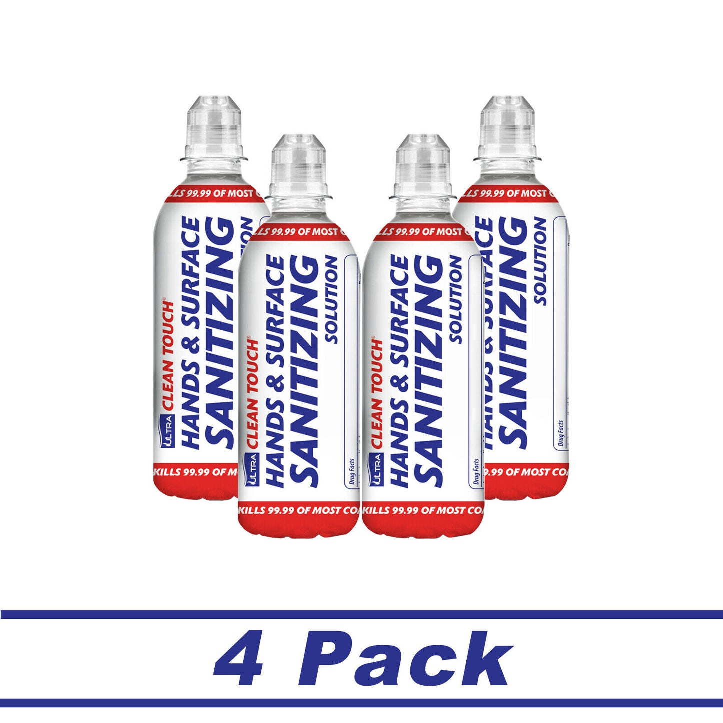 4 x Hands Sanitizer and Surface Sanitiser Solution Alcohol Free 330ml KILLS 99%