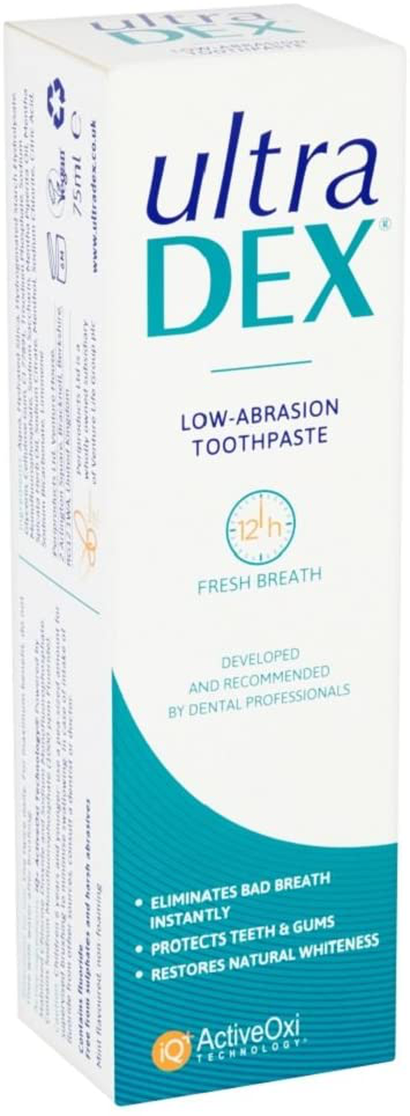 UltraDEX Low-Abrasion Toothpaste 75ml X 3