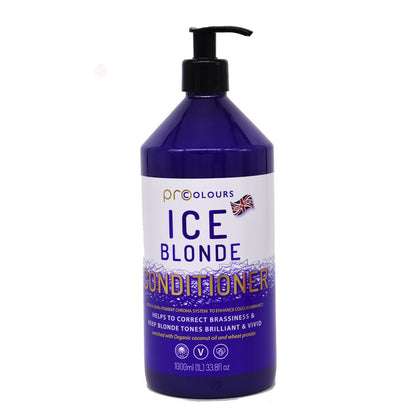 Pro Colours Shampoo and Conditioner Set Ice Toning Blonde Hair 1 Litre