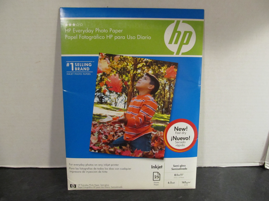 Q5498A 25 SHEETS HPEVERYDAY PHOT PAPER GLOSSY