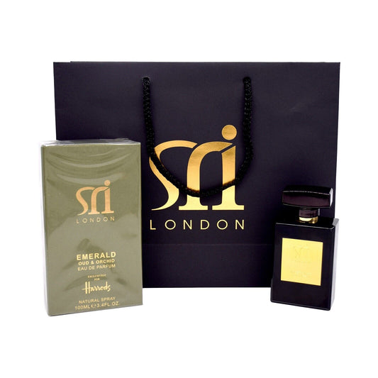 Sri London Emerald Oud & Orchid Eau De Parfum Fragrance for Men 100ML