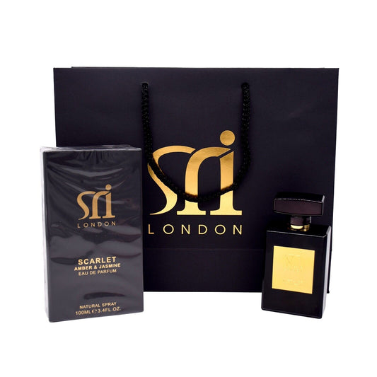 Sri London Scarlet Amber & Jasmine Fragrance Eau De Parfum for Men 100ML Spray