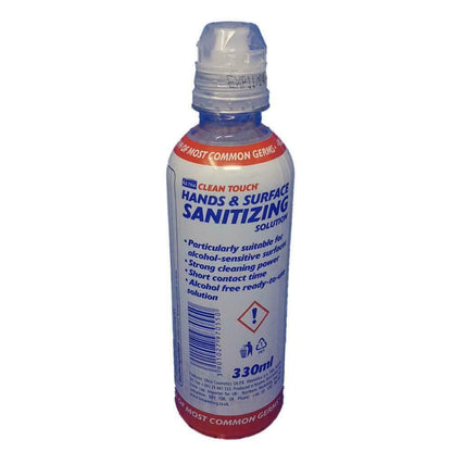 4 x Hands Sanitizer and Surface Sanitiser Solution Alcohol Free 330ml KILLS 99%