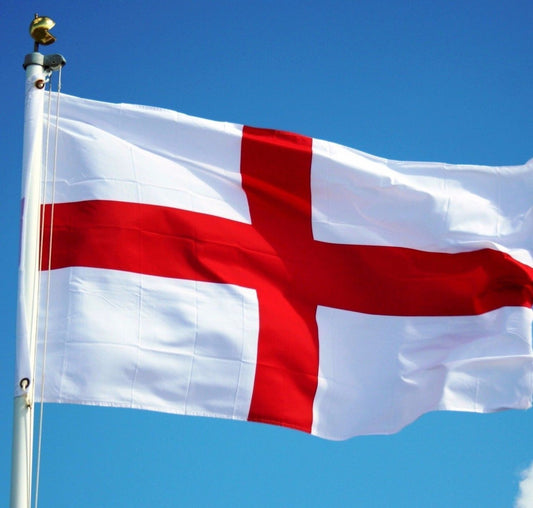 England Flag 5FT X 3FT St George Cross Flags English Eyelets UK SELLER