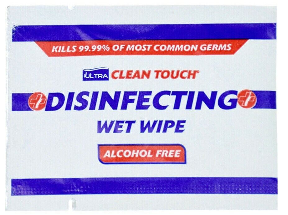 1000 x Antibac Hand Surface Sanitiser Cleaner Wipes Kills 99.9% SINGLE WIPES